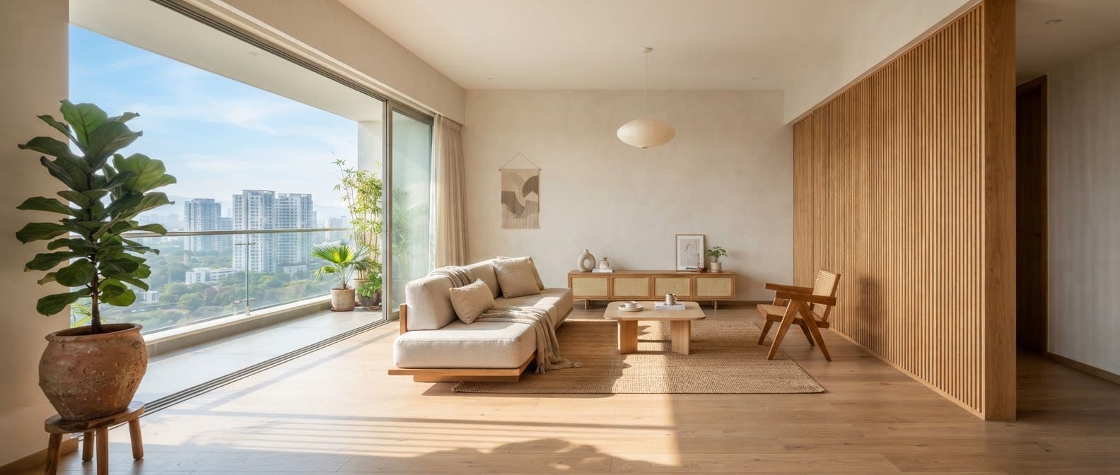 3 BHK Home, Hinjewadi (Godrej 24, Hinjewadi Phase 1), interior design by Satkar Interiors
